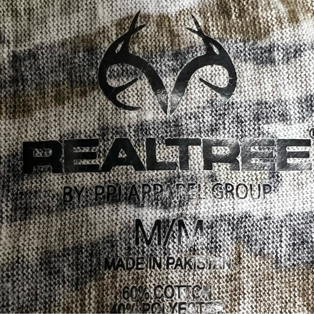 Realtree Camo Joggers Pants Size Medium LIght Weight Drawstring Colorblock 30 - Picture 9 of 11
